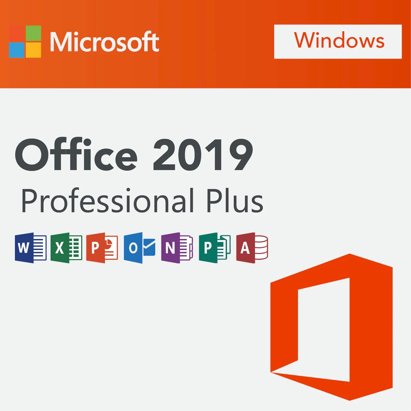 Microsoft 2019 Office Professional Plus - Lifetime License Key