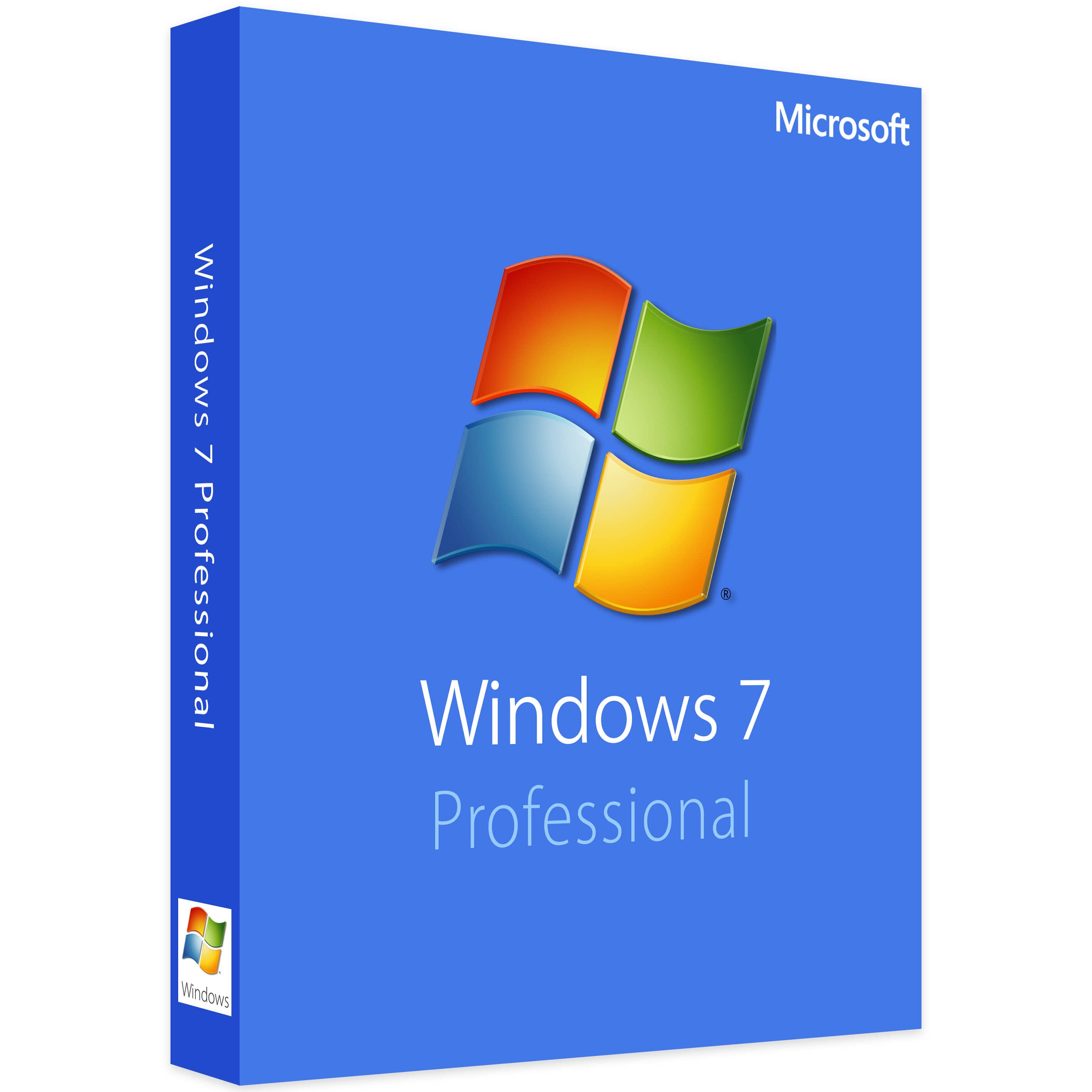 Microsoft Windows 7 Professional 32/64 Bit - Lifetime License 1PC