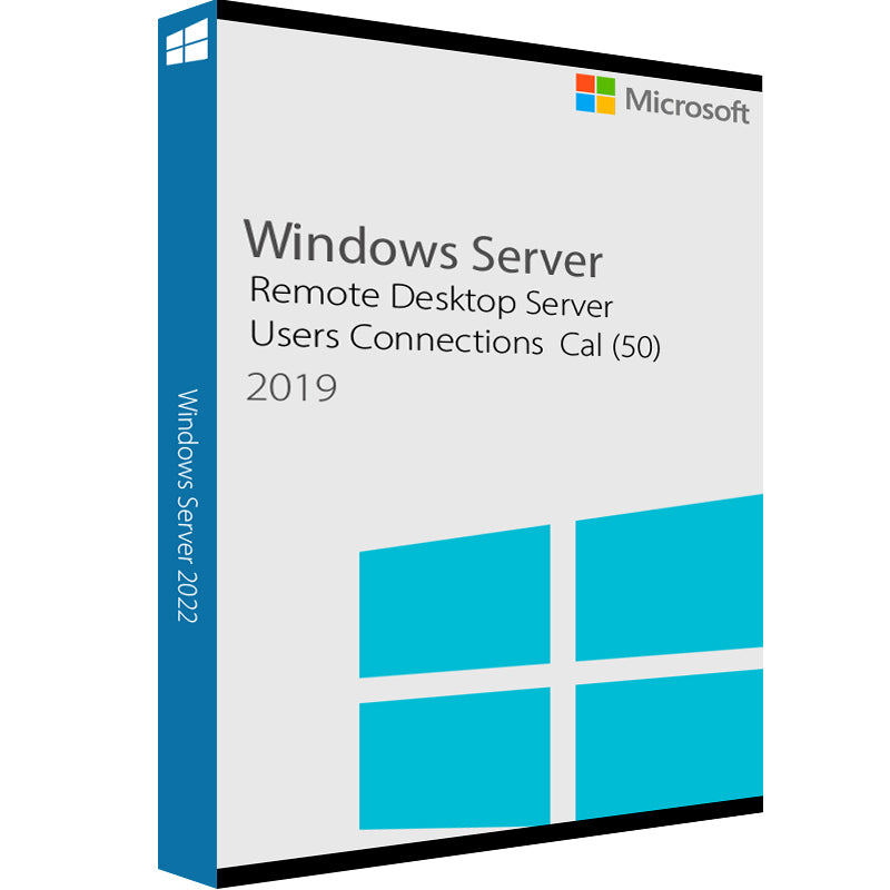 Microsoft Windows Server 2019 Remote Desktop Services User Connections (50) Cal