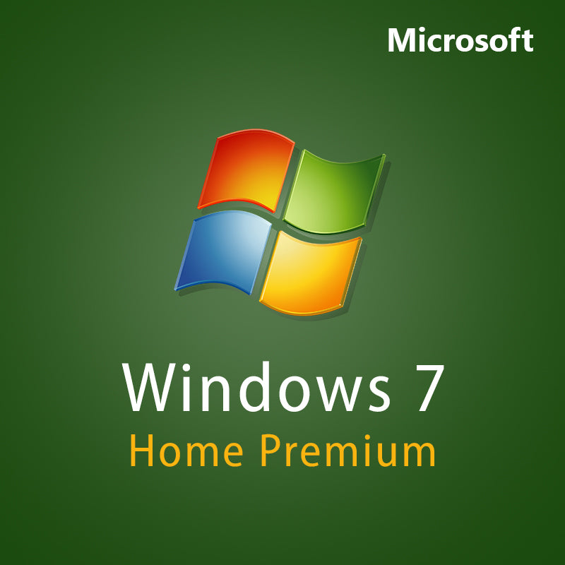Microsoft Windows 7 Home Premium 32/64 Bit - Lifetime License 1PC
